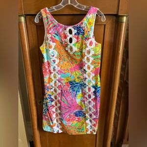 Lilly Pulitzer sleeveless shift dress Sz 10